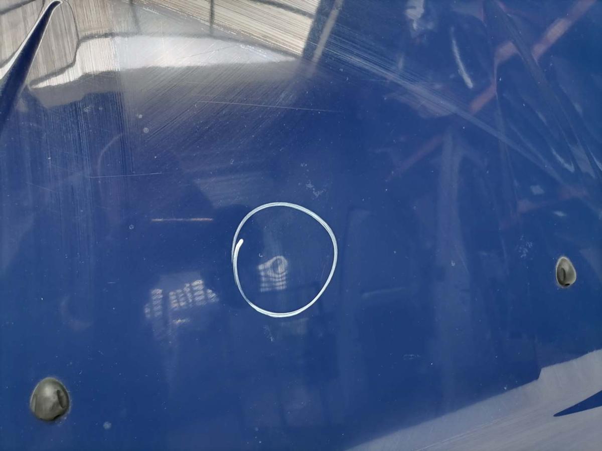 Dacia Sandero original Motorhaube OV61H Blue Marine Bj.2009